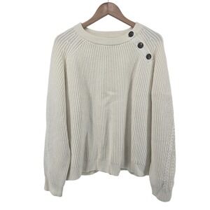 NWT Sézane La Maille Darius Pullover Size XXXL (US 14/16) Organic Cotton Blend